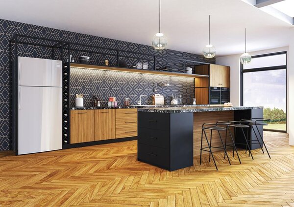 In-Design Nábytková úchytka DEXIA – černá matná Rozteč úchytky (mm): 160