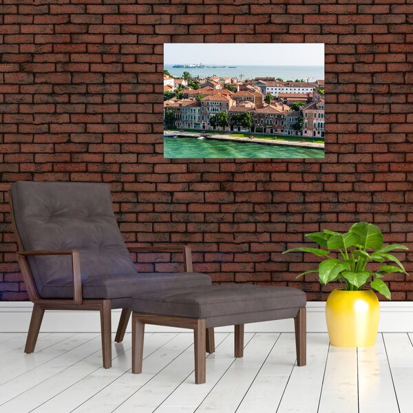 Obraz - Letecký pohled na město (70x50 cm)