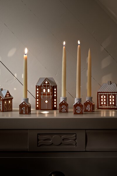 Kähler Design Adventní svícny Gingerbread KD553