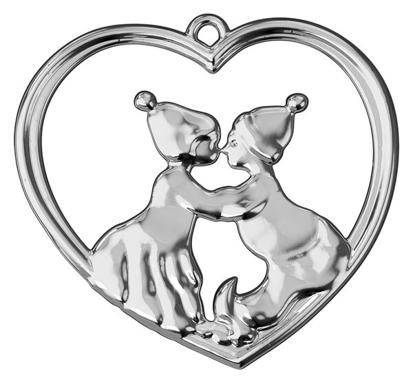 Rosendahl Vánoční ozdoba Kissing Elves - Silver RSD225