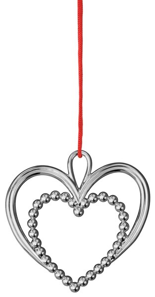 Rosendahl Vánoční ozdoba Pearl Heart - Silver RSD221