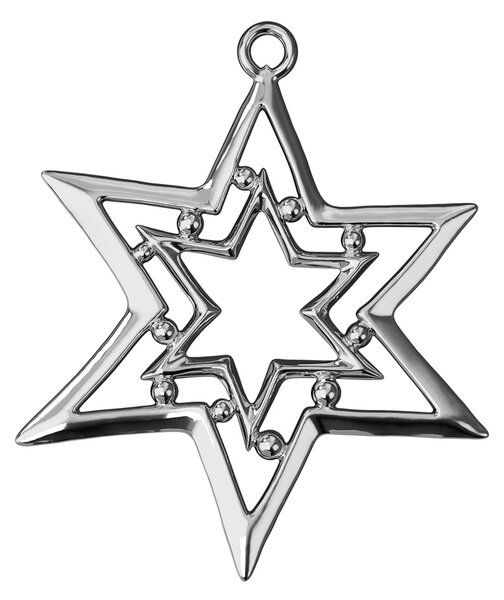 Rosendahl Vánoční ozdoba Trundle Star - Silver RSD223