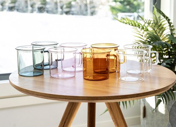 Muurla Hrnek Glass 0,35l, jantarový