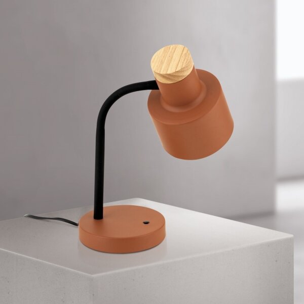 Orion - Stolní lampa GILI 1xE27/40W/230V cihlová