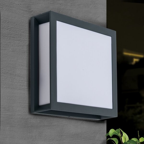 Orion - Venkovní svítidlo HENRY 2xE27/15W/230V 26x26 cm IP44 antracit