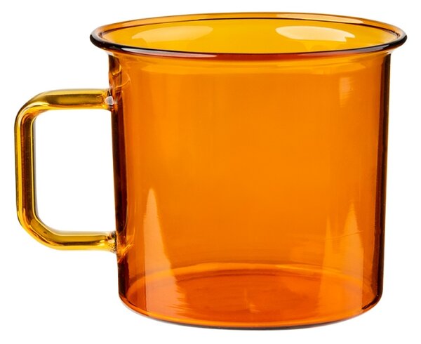 Muurla Hrnek Glass 0,35l, jantarový