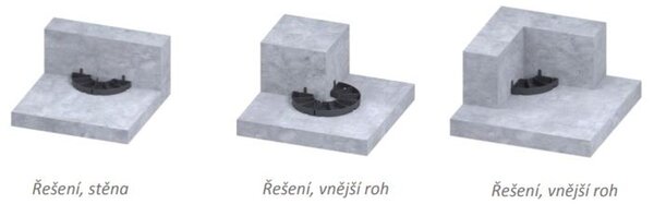 EBS PEDall STATIQ Terč statický pevný pod dlažbu plast, 14mm