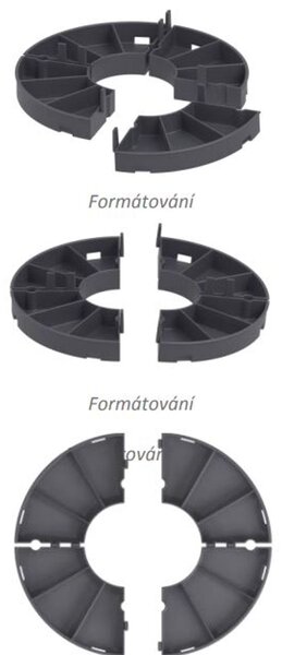 EBS PEDall STATIQ Terč statický pevný pod dlažbu plast, 14mm