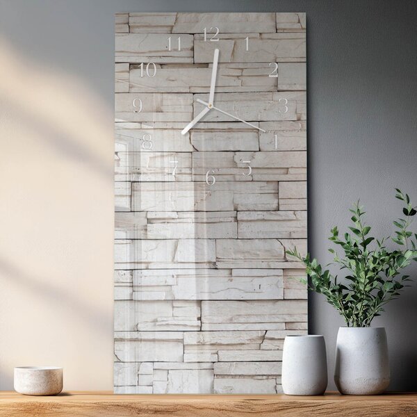 Skleněné hodiny vertikální Slínek zsppb-30x60-00085554