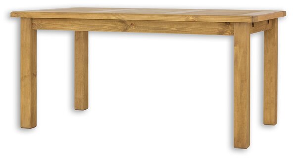 Dřevěný selský stůl 80x120 MES 13 B - K09 přírodní borovice