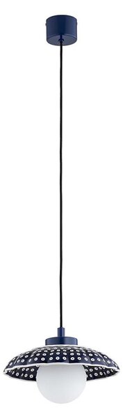 Argon 8948 - Lustr na lanku BOLL 1xG9/6W/230V modrá