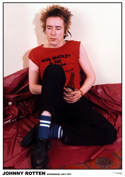 Plakát, Obraz - Johnny Rotten - Stockholm 1977