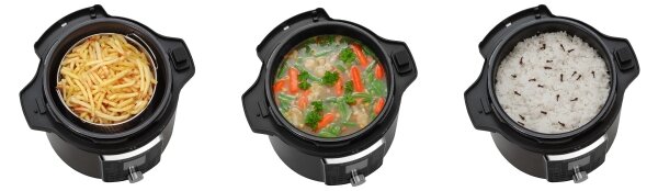 Concept CK8000-Multifunkční el. tlak. hrnec a horko. frit. 5,6 l 11v1 1500W/230V
