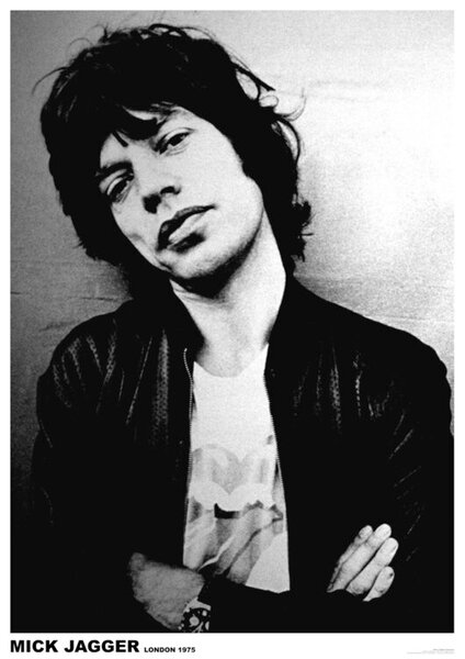 Plakát, Obraz - Mick Jagger - London 1975