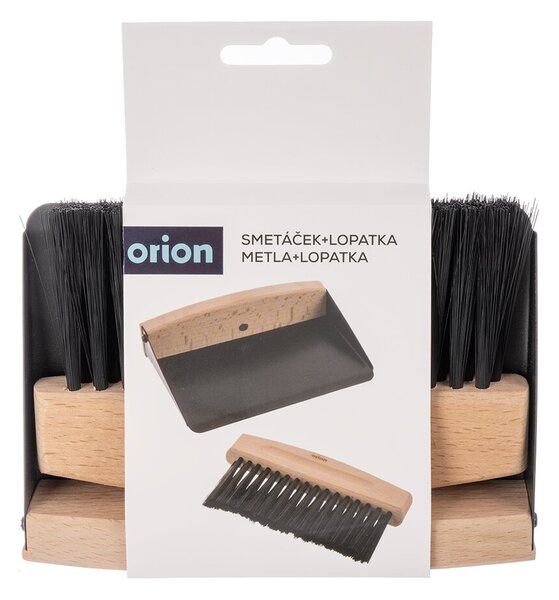 Smetáček s lopatkou a magnetem mini BLACK