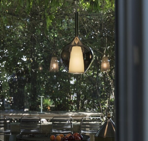 Ideal Lux Závěsné svítidlo KALIQUE-2, 1xE27, ø 18 cm, v. 239,5 cm Barva: Transparentní