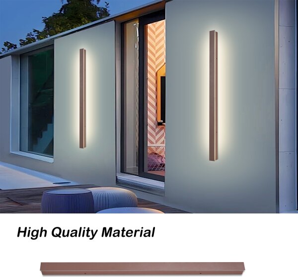 Brilagi-LED Venk. nást. svít. LINEAR LED/22W/230V 3000K IP65 100 cm hnědá CRI 90
