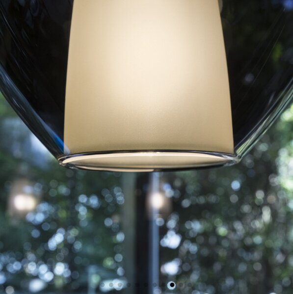 Ideal Lux Závěsné svítidlo KALIQUE-2, 1xE27, ø 18 cm, v. 239,5 cm Barva: Transparentní