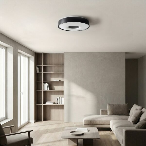 Brilagi - LED Stmív. stropní svítidlo JAMIS LED/48W/230V pr. 39 cm černá + DO