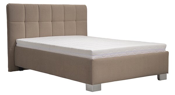 Blanář postel Kelly 140×200 hnědá (úložný prostor od nohou)
