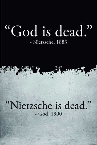 Plakát, Obraz - God is Dead