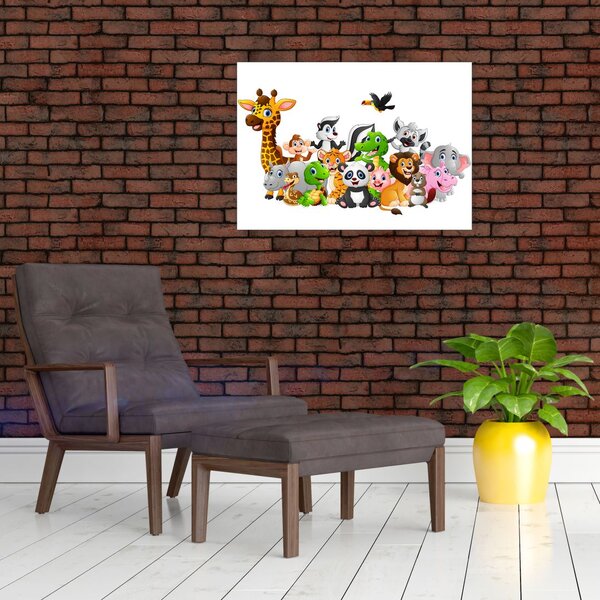 Obraz zvířátek (70x50 cm)
