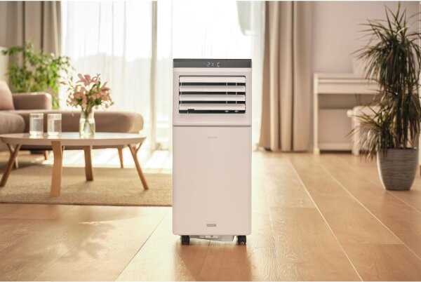 Sencor - Chytrá mobilní klimatizace 3v1 1020W/230V 10000 BTU Wi-Fi bílá + DO