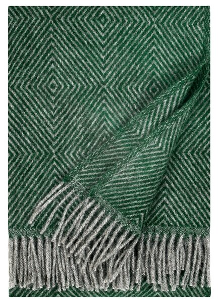 Lapuan Kankurit Vlněná deka Maria 130x180, šedo-zelená