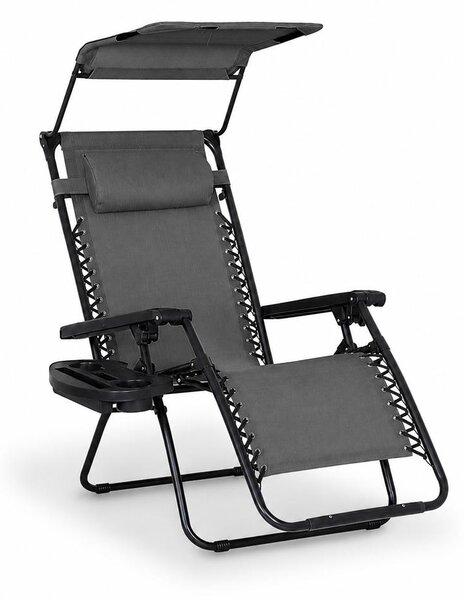 Set 2ks relaxačních křesel Avenberg PALMAS - šedá