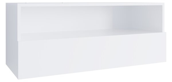 Televizní stolek závěsný ONIVIO ON6B bílý lesk
