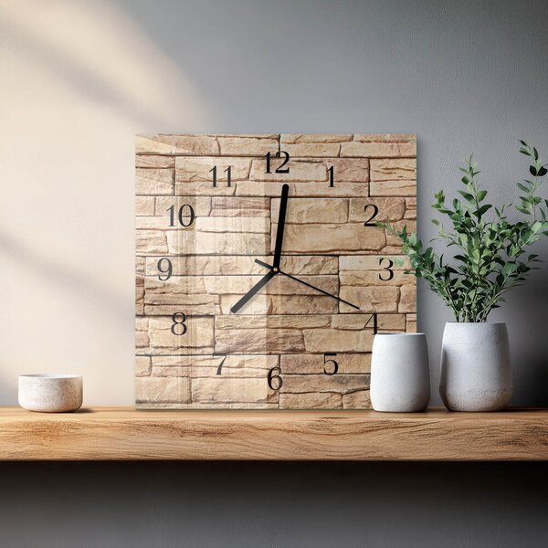 Skleněné hodiny na stěnu Slínek zskc-30x30-00181880