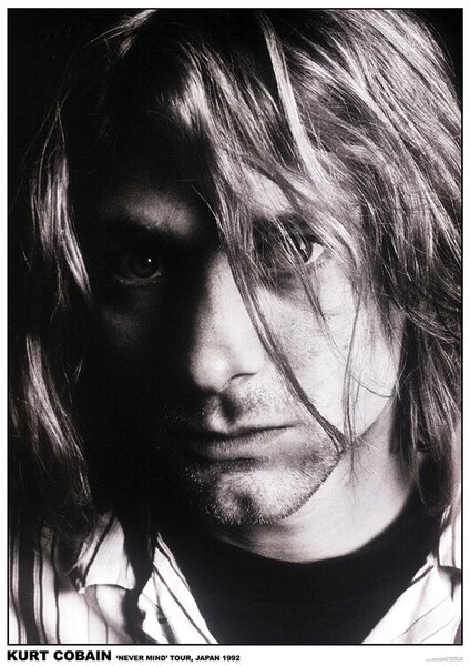 Plakát, Obraz - Kurt Cobain - Japan 1992