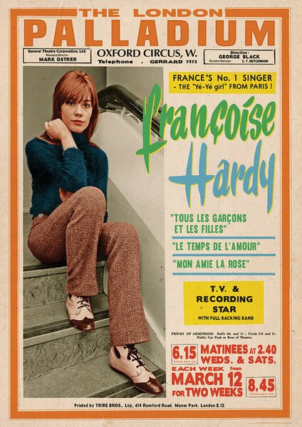 Plakát, Obraz - Francoise Hardy - Live at London