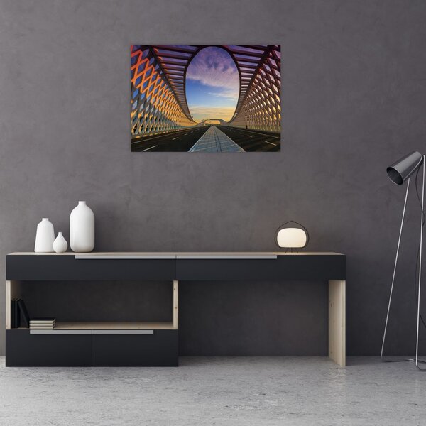 Obraz moderní architektury mostu (70x50 cm)