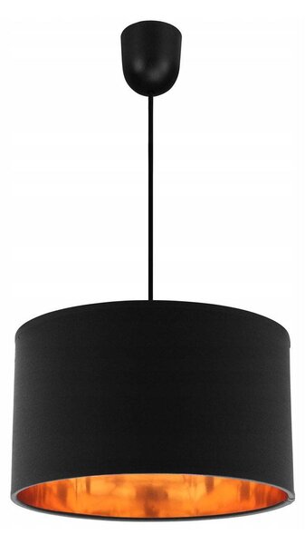 Závěsné svítidlo Shade, 1x textilní stínítko (výběr ze 6 barev), (výběr ze 3 barev konstrukce), (fi 35cm), lp, g