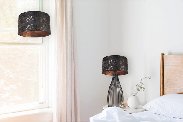 Stolní lampa Werona, 1x textilní stínítko (výběr ze 6 barev), ln