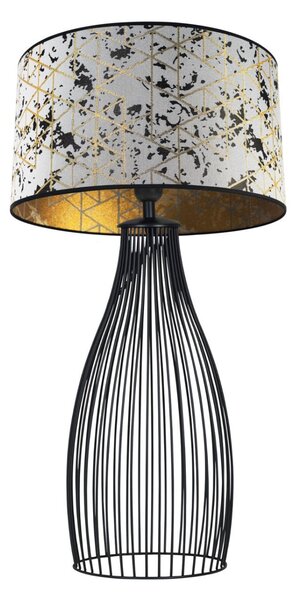 Stolní lampa Werona, 1x textilní stínítko (výběr ze 6 barev), ln