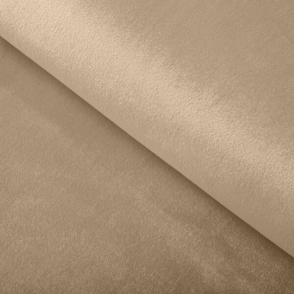 Biante Sametový čtvercový ubrus Velvet Premium SVP-045 Kávově béžový 130x130 cm