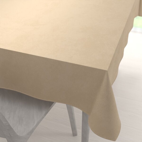 Biante Sametový obdélníkový ubrus Velvet Premium SVP-045 Kávově béžový 50x100 cm