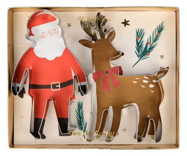 Vykrajovátka Santa / Reindeer – set 2 ks
