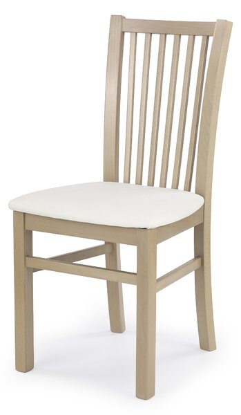 Jídelní židle Tango (dub sonoma + bílá). Vlastní profesionální přeprava až k Vám domů 796152