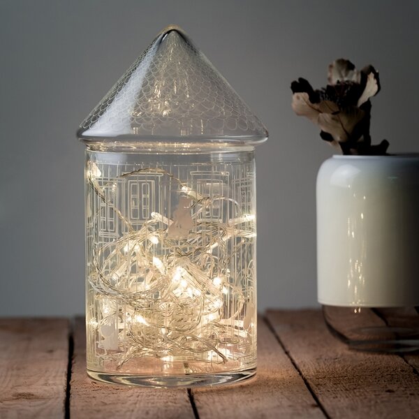 Muurla Skleněná dóza Moominhouse 30,5cm