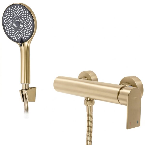Rea, Sprchová baterie Rea Hunter Brushed Gold, REA-B6693