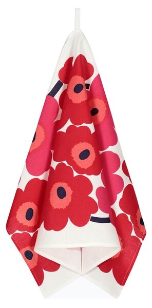 Marimekko Utěrka Unikko 47x70cm, 2ks, červená
