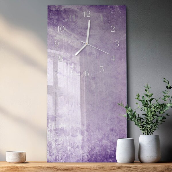 Skleněné hodiny vertikální Vzor zsppb-30x60-00083993
