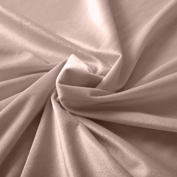 Biante Sametový běhoun na stůl Velvet Premium SVP-043 Pudrově růžový 35x120 cm
