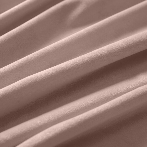 Biante Sametový oválný ubrus Velvet Premium SVP-043 Pudrově růžový 60x100 cm