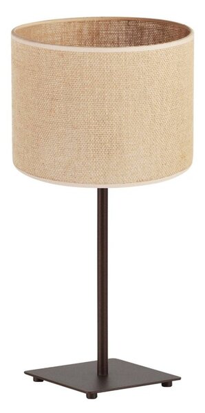 Stolní lampa Juta, 1x jutové stínítko, (výběr ze 2 barev konstrukce), n