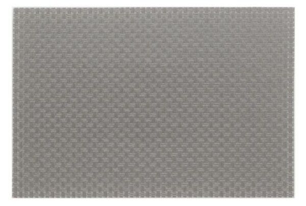 KELA Prostírání PLATO, polyvinyl, sv.šedá 45x30cm KL-11374