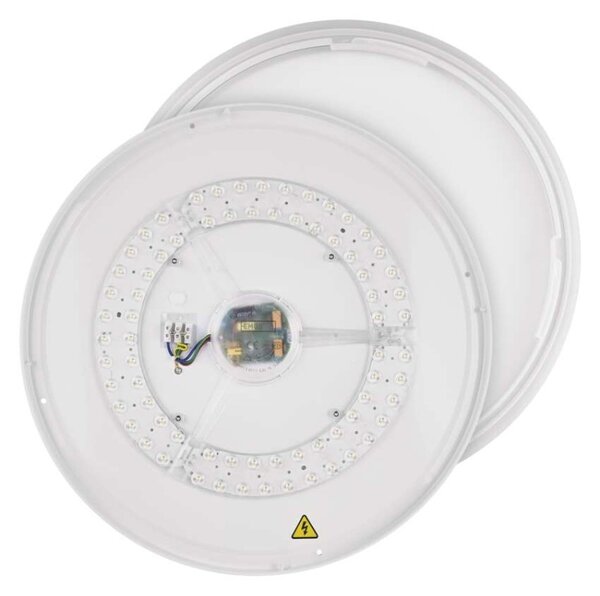 EMOS LED přisazené svítidlo ILVI, kruhové 30W, stmívání+CCT, černá+champagne